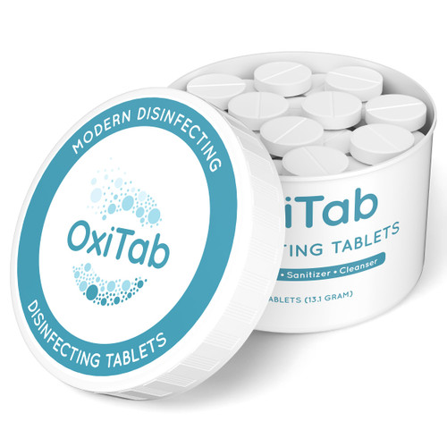 OxiTab Hospital-Grade HOCL Effervescent Disinfectant Tablets – EPA Registered – Kills 99.9% of Germs, Bacteria & Viruses – Perfect for Healthcare, Salon & Home Use (30 Tabs, 13.1g) OxiTab Hospital-Grade HOCL Effervescent Disinfectant Tablets – EPA Registered – Kills 99.9% of Germs, Bacteria & Viruses – Perfect for Healthcare, Salon & Home Use (30 Tabs, 13.1g)