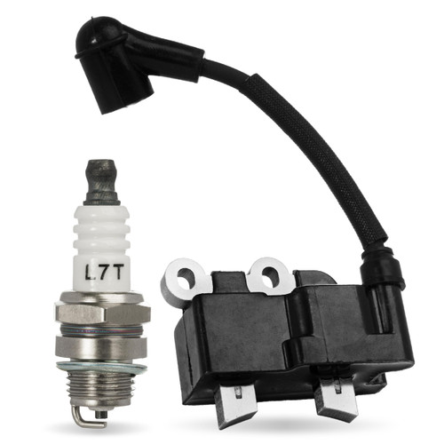BlueStars 291337001 Ignition Coil with Spark Plug - Compatible with Ryobi RY254BC RY251PH RY252CS RY253SS 2 Cycle 25cc 25.4cc String Trimmer Brush Cutter