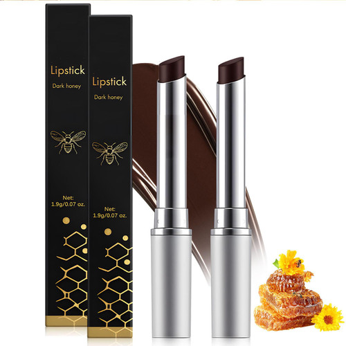 Honey noir - Black Honey Lipstick for Women, Natural Glossy Lips Balm, Nourishing and Hydrating Lip Gloss for All Skin Tones (black+black, 2) Honey noir - Black Honey Lipstick for Women, Natural Glossy Lips Balm, Nourishing and Hydrating Lip Gloss for All Skin Tones (black+black, 2)