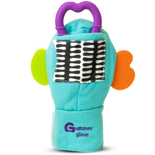 Gummee Mouthing Stimming Glove, Chewing Gloves for Autism, Rett & Down Syndrome, SPD, ADHD, Palsy, Alzheimers, GDD & Dementia - BPA Free Sensory Aid Toy - Medium Approx. 5-10 yrs
