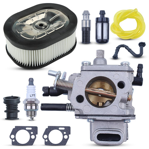Atunee MS660 Carburetor for Stihl MS660 MS640 MS650 066 064 065 Chainsaws with Gaskets Air Fuel Filter Intake Manifold Oil Pipe Spark Plug Fuel Line Replace 1122 120 0623