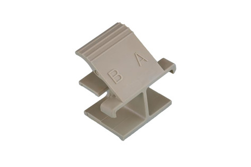 Ultra Spec Cables LC Binding Clips for LC Simplex Connectors, Beige - 10 Pack