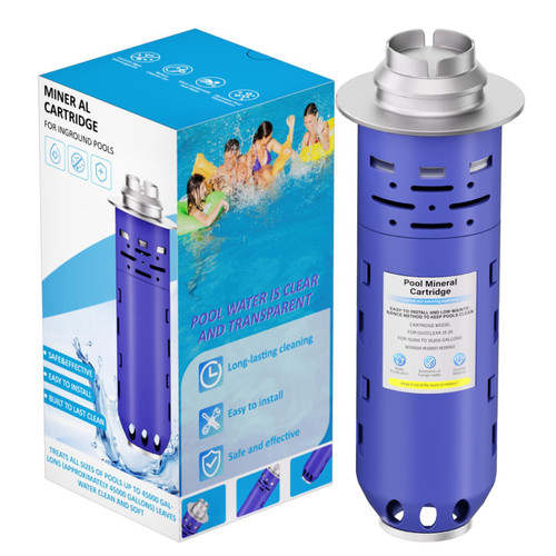 DWALE Replacement for Nature2 Duoclear 25 35 Mineral Cartridge,W28001 W28002 with Zodiac DuoClear Fusion, Fusion Soft,Vision Pro System Aboveground Ingroud Pool Vessels,for up to 35,000 Gallons Pool