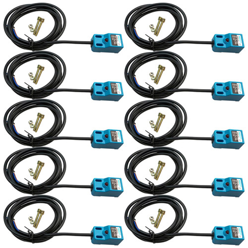 DC 10-30V 300mA 3-Wire Inductive Proximity Sensor Switch SN04-N NPN Normally Open NO Detection Distance 4mm Proximity Switch (Pack of 10)