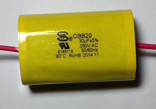 S.Y. Elec. CBB20 Motor Run Capacitor 30uF 250V AC Oval for Rigid Sump Pump 1/2 Hp