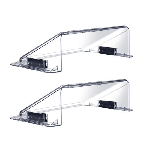 Adjustable Air Vent Deflector for AC,Ceiling, Wall, Floor, 9” to 14” Baseboard - Magnetic, Heat & Wind Blocker,Vent Covers for Central Conditioner, Heating, Refrigeration, Builder,2 Pack