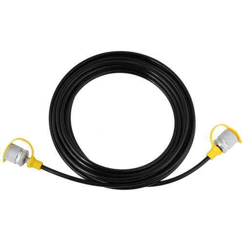 Fayelume 1PCS 64MPa Hydraulic Hose, 5.0M/16.4FT M16-M16 Black Fluid Hydraulic Test Hose for Testing Point Pressure and Conveying Liquid Substances in Hydraulic Systems