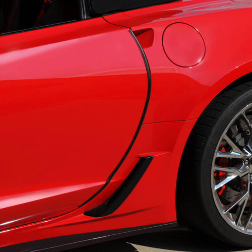 Black Door Edge Guards Pair | Corvette C7 2014–2019