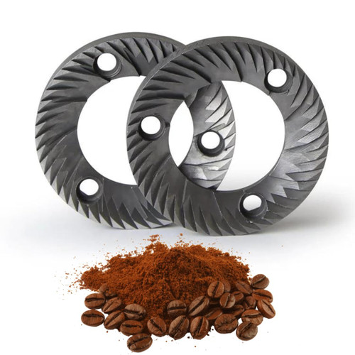 Fiorenzato 64mm Burr Set Suitable For F64 EVO Coffee Grinder, Coffee Grinder Replacement Burrs, Grinder Burrs, Standard, Silver