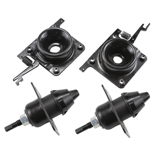 RLB-HILON Hood Release Latch Compatible with Volvo VN VNL 2004 to 2018 Year, for 20498998 20565619 8074938, 4PCS Upper & Lower Hood Latches, for Driver and Passenger Side