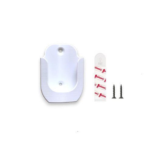 Makesus Ceiling Fan Remote Holder Wall Mount for Hunter 99122 99123 Ceiling Fan Controller - Remote Not Included (1 Pk White)