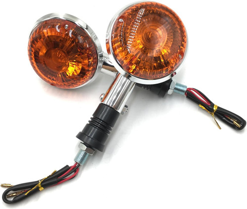 SPNUVR 2Pcs Motorcycle Turn Signals Light Compatible With Yamaha XV400 650 1100 Yamaha V Star 650 1998-2004 Virago 1000 1984-1985 Virago 1100 1986-1999 Virago 250 1995-2006