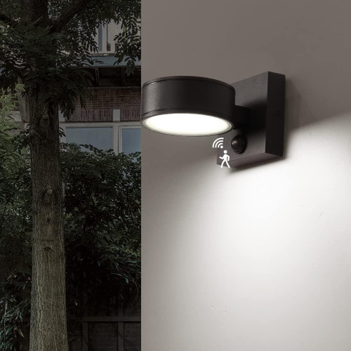 Double century Motion Sensor Outdoor Lights, Aluminum Outdoor Wall Sconce, LED Porch Lights, Exterior Lighting fixtures, Waterproof 3000K/4000K/5000K Front Porch Light for Garage Enterway