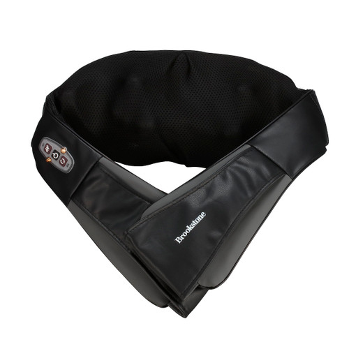 Brookstone Shiatsu Neck and Shoulder Massager, Deep Kneading Back Massager with Heat, Massage Pillow Neck, Back, Shoulder, Foot, Leg, Electric Massages for Home, Car, Office Brookstone Shiatsu Neck and Shoulder Massager, Deep Kneading Back Massager with Heat, Massage Pillow Neck, Back, Shoulder, Foot, Leg, Electric Massages for Home, Car, Office