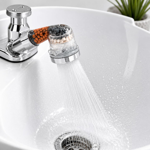 Socila Clear Sprayer Head 3 Function With Filter For Shampoo Bowl, High Pressure And Water Saving, Filter For Dry & Frizz Hair