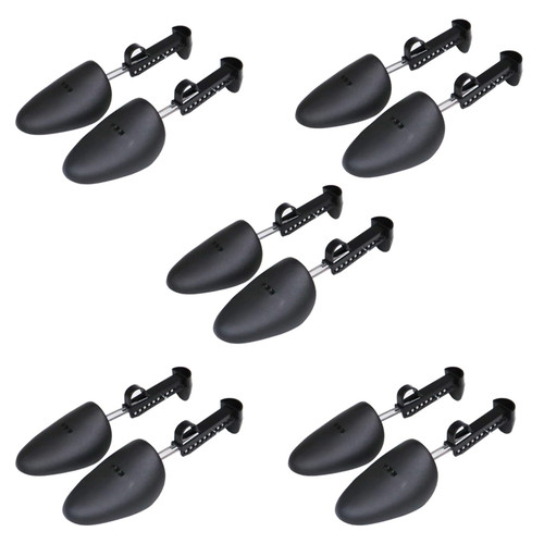 EchoDone 5 Pairs Practical Adjustable Length Men Shoe Tree Shoe Stretcher Boot Holder Shaper Support (Black Color) EchoDone 5 Pairs Practical Adjustable Length Men Shoe Tree Shoe Stretcher Boot Holder Shaper Support (Black Color)
