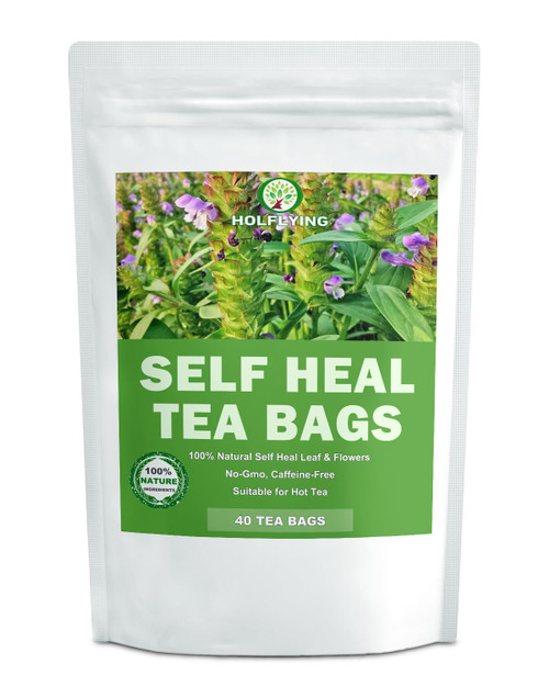 100% Natural Self Heal Tea, 40 Teabags, Prunella vulgaris, Pure Self Heal Tea, No Additives, No Gmo