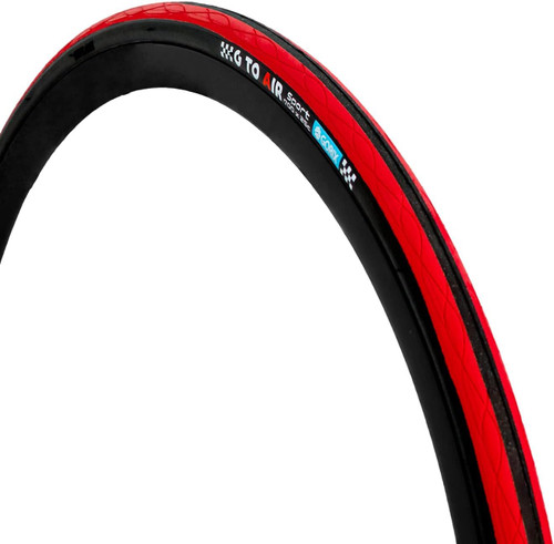 GORIX Road Bike Tire 700×23C 25c 28C 32c 35c Cycling Bicycle (Gtoair) (Black×Red(1 Tire), 700×35c)
