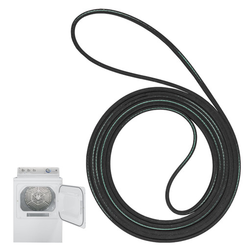 CERCGVEL Dryer Belt Compatible with GE GTD42EASJ2WW/ GTD33EASK0WW/ GTD42GASJ2WW/ GTD33GASK0WW/ DBXR463ED2WW/ DBXR463ED1WW/ GTDP490ED7WS, Drum Drive Belt Replace