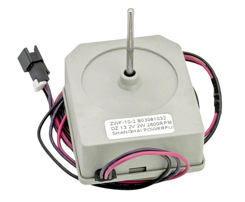 ZWF-10-2 B03081032 Replacement DC Motor Fan,DC13.2V 2W Evaporator Fan Motor Blower Motor Compatible with MeiLing&Ronshen Double Door Refrigerator 2 Year Warranty
