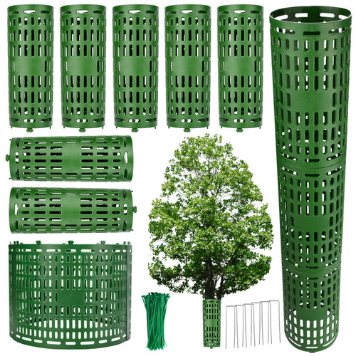 YGAOHF 7 Pack Tree Trunk Protector Guard, Expandable Tree Wraps to Protect Bark, Heavy Duty Tree Protectors from Deer, Tree Guards Trunk Protecter Trimmers, Mowers, Animals Saplings Fruit Trees