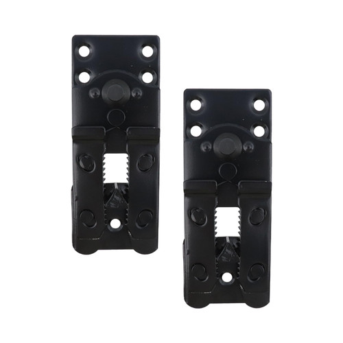 Sectional Couch Connector 2Pcs, 5 x 2.2 x 0.67 Inch, Metal Sofa Connector Clips with Screws, Black Coating Interlocking Furniture Clamps for Sectionals