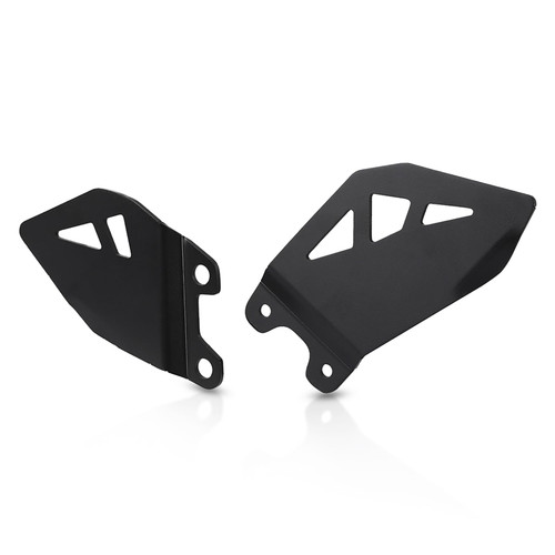 Motorcycle Foot Peg Heel Plates Guard for ZX-10R ZX10R 2011-2021 for ZX-10RR ZX10RR 2017-2020 Black