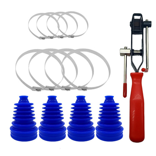 Carmoeignin Small Shaft Universal CV Boot Kit,Upgrade Thick Silicone Constant Velocity Joint Gaiter Boot(Blue)