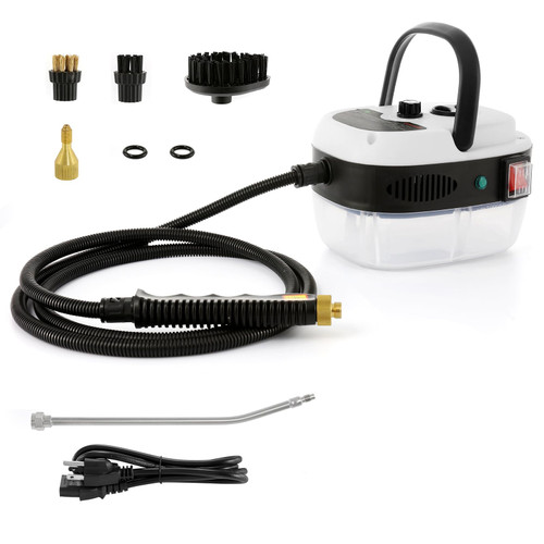 Dyna-Living Steam Cleaner 2500W Car Steamer for Auto Detailing Handheld Steamer Cleaner for Home, High Pressure Steam Cleaner with 1L Water Tank Portable Steamer for Cleaning Kitchen
