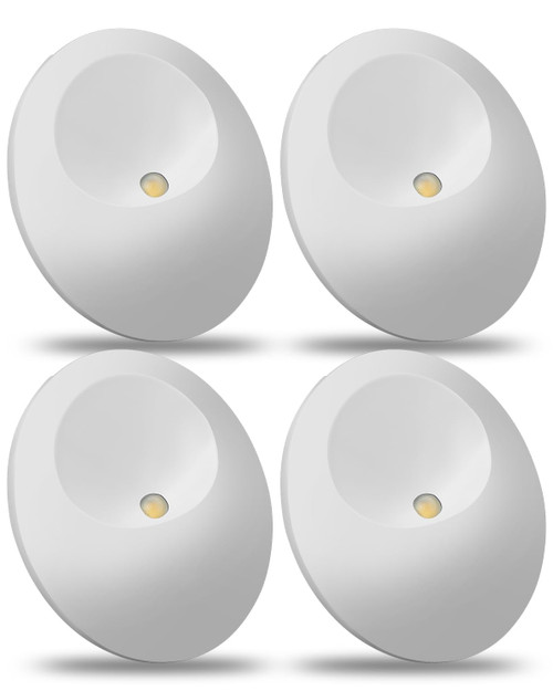 WR55X11132 WR55X25754 Refrigerator Led Light and Cover Assembly Compatible with GE Led Refrigerator Light, Replaces WR55X30603 PS4704284 AP5646375 3033142, 4 Pack While
