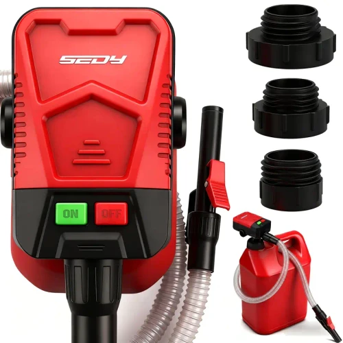 [FathersDayGift]Automatic Transfer Pump Powered（Not for VP can） - Auto-Stop Sensor, 3.2 GPM Efficient Transmission