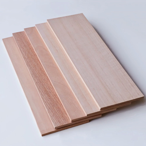 Woho 5 Pack Solid Spanish Cedar Wood Planks for DIY Cigar Humidor, 12" X 4" X 1/4" Cedar Planks for Tupperdor/Cabinet/Cigar Tray/Box Liners, Cedar Wood Planks for Cigar Storage/Organization/Aging