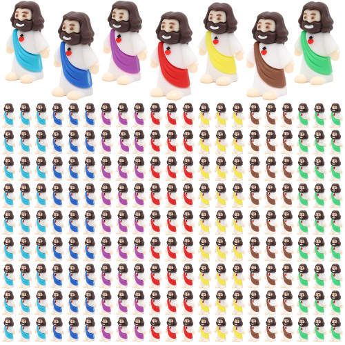 Owurha 200 Pcs Baby Jesus Figures Mini Jesus Figurines in Bulk Original Design Tiny Miniature Jesus Figures for Hide and Seek, Religious Party Favors, Sunday School, Baptism Gift, Easter Egg Stuffers Owurha 200 Pcs Baby Jesus Figures Mini Jesus Figurines in Bulk Original Design Tiny Miniature Jesus Figures for Hide and Seek, Religious Party Favors, Sunday School, Baptism Gift, Easter Egg Stuffers