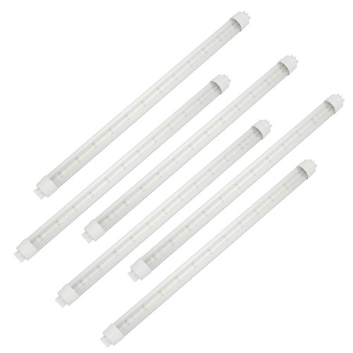 CMLAMPLED 12V DC T8 4000K Led Tube Light 18inch 7W 4000K Natural White,F15T8 Florescent Tube Replacement for Automotive RV Marine Boat (6 Packs)