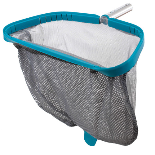 U.S. Pool Supply Pool Skimmer Net - Heavy Duty 18" Pool Net Skimmer Rake, Reinforced Metal Frame - Fine Mesh Netting Bag - Inground Swimming Pools Nets, Cleaning Leaves Leaf Debris Spa Hot Tub Pond