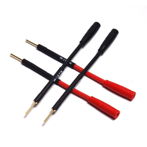 WJSTN 2mm Pin Plug to 4mm Banana Female Adapter 4-Pack 3 inches