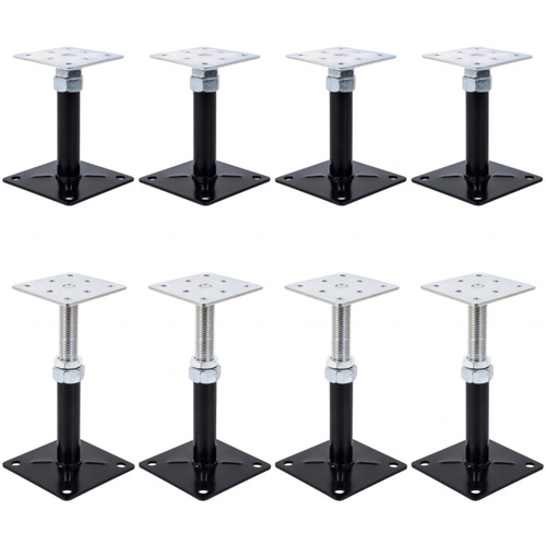 8-Pack Lift Supports,Adjust Supports,Level Supports,Floor Jacks,Adjustable House Jack for The Floor,Mini Screw Jack- Post 5" to 8"