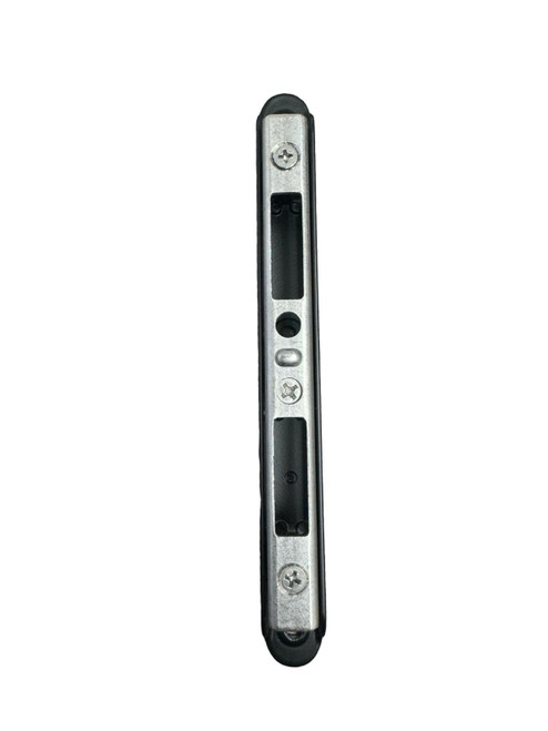 Easy Fix Hardware Black Two-Point Adjustable Wide Striker Keeper for Sliding Glass Patio Door Two Point Mortise Lock