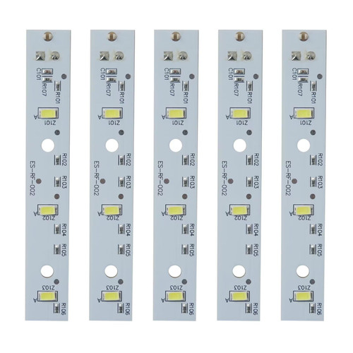 Upgraded 5 Pack WR55X26671 Freezer LED Light Board for GE Refrigerator LED Light GSS25GGHLCBB GSS25GGHLCWW, Replace 4468532 EAP11767930 LED3344588 PS11767930 AP6035586 - by Gxcdizx