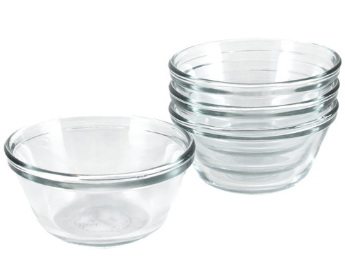 Anchor Hocking 6-Ounce Glass Custard Cups, Set of 4