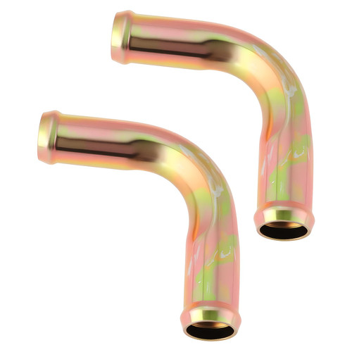 Briny River 2pcs 90° Elbow Heater Hose Connector Adapter Coolant Fitting for Automotive Systems, 5/8" x 5/8" in 16mm x 16mm