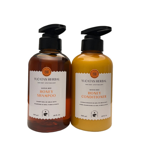 Yucatan Herbal Mayan Bee Honey Shampoo and Conditioner Set 300ml