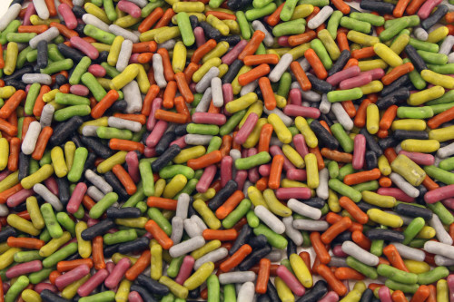 Planet Sweets Pastels Licorice Candy Coated Chews - 8 Ounce - Bulk Chewy Gymmy Bulk Candies