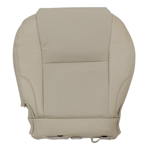 Priprilod Tan Perforated Leather Driver Side Bottom Seat Cover Compatible with Lexus IS250 IS350 2006 2007 2008 2009 2010 2011 2012 2013