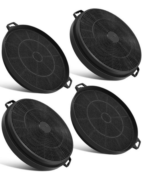 Range Hood Charcoal Filter Fit for MCBON IE71 IE71-BLACK TE77 COS-QB75 COS-QB75 SOONYE SOP05-30 SOP05-36 SOP06-30 SOT02-30 Zline, Range Hood Carbon Filter, 4 Pack