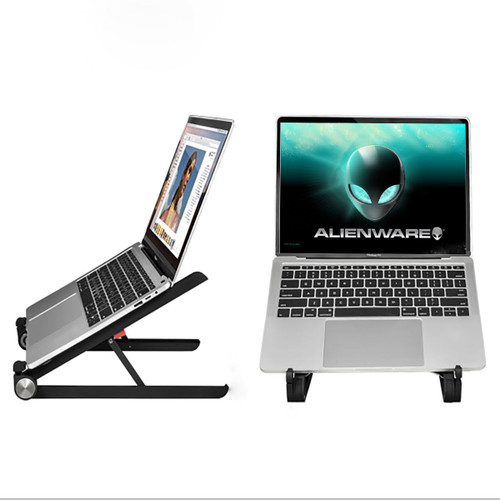 Portable Laptop Stand for Dell Alienware m18 m17 m16 m15 x17 x16 x15 x14 Area-51m 16 Aurora 14 15 16 17 18 inch Gaming Laptop for Desk,Made of Reinforced Nylon, 304 Stainless Steel and Silicone