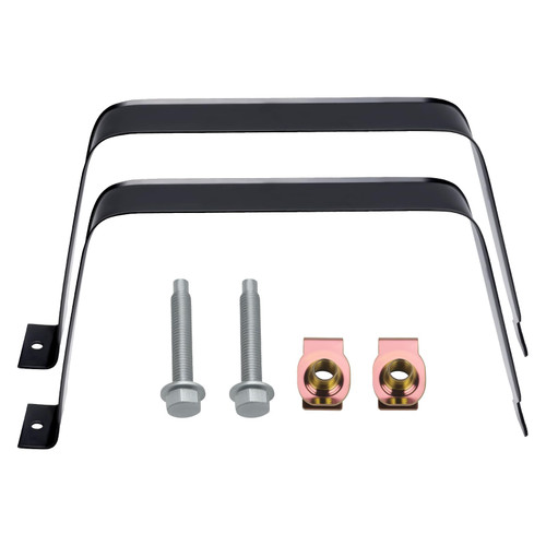 578-183 Fuel Gas Tank Straps Bracket with Bolts & Locking Nuts Compatible with 1999-2019 Silverado Sierra 1500 2500 3500 Replaces# 55157 15288145 15710284