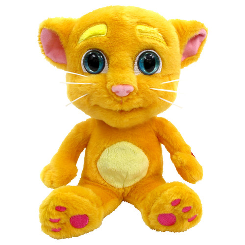 Relsy Official Talking Tom & Friends 12 Inch Ginger Plush Toy with Interactive Talkback & App Sounds Features | an Original, Fun & Educational Cuddle Toy for Baby & Kids…