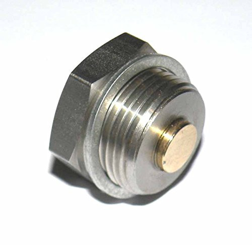GoldPlug 7/8-16 | AP14 | Made in USA | Magnetic Drain Plug | 1″ Hex Head 0.406″ Thread Length 1.00″ Overall Length Uses Extra Washers SW-22