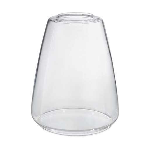 Aspen Creative 23524-60-1, Clear Glass Shade for Lighting Fixture, Pendant, Vanity, Wall Light, Size: 5" D x 6-1/4" H